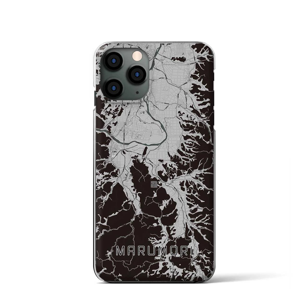 【丸森(宮城県)】地図柄iPhoneケース(クリアタイプ)