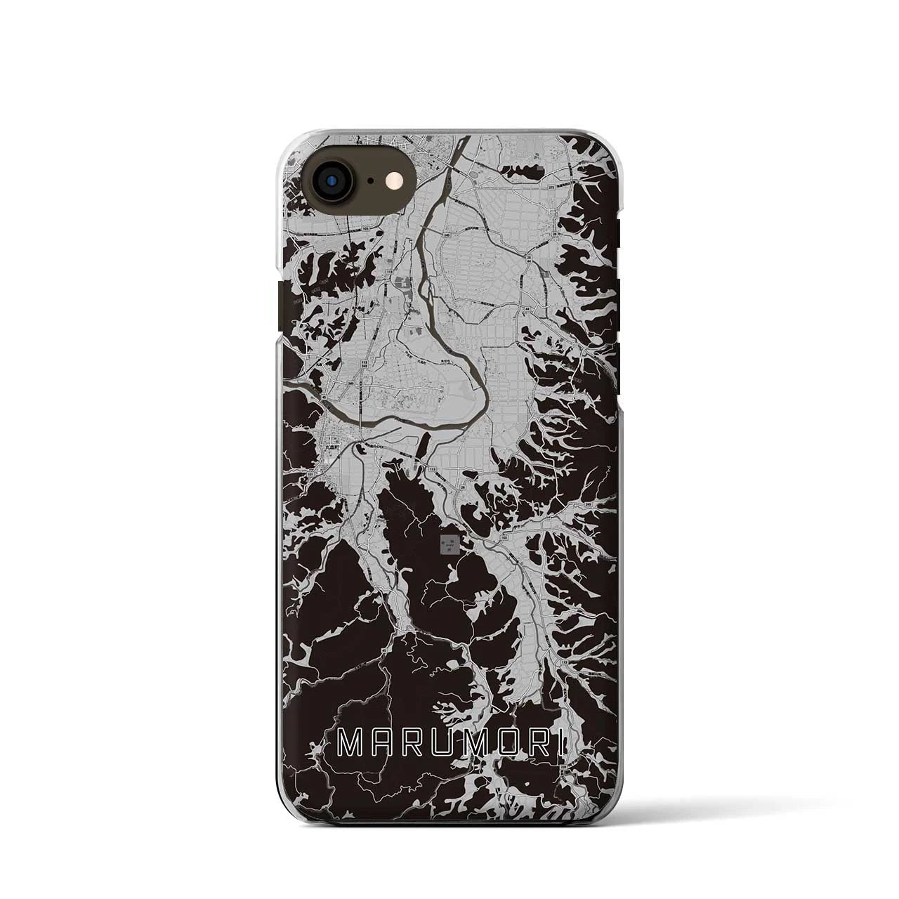 【丸森(宮城県)】地図柄iPhoneケース(クリアタイプ)