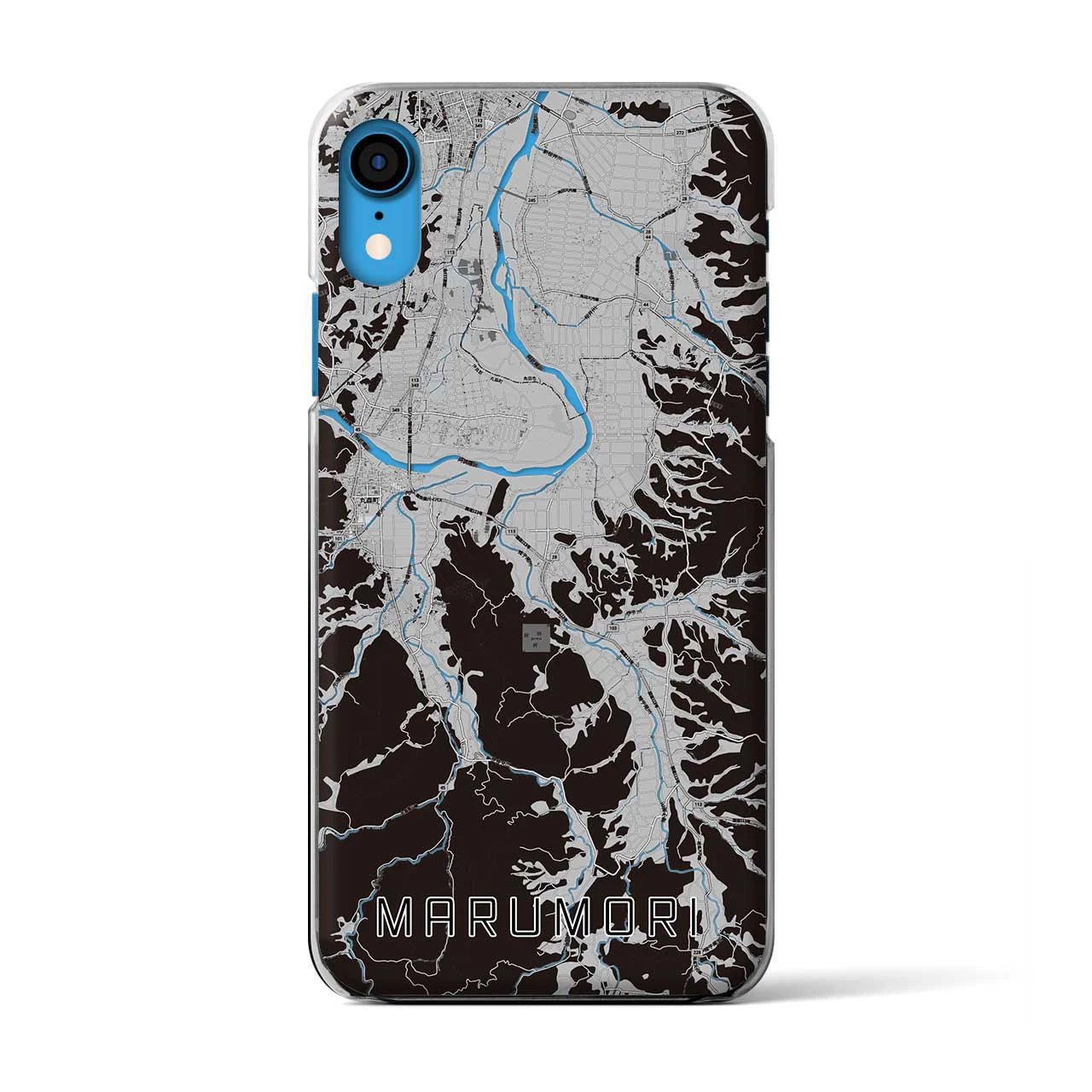 【丸森(宮城県)】地図柄iPhoneケース(クリアタイプ)