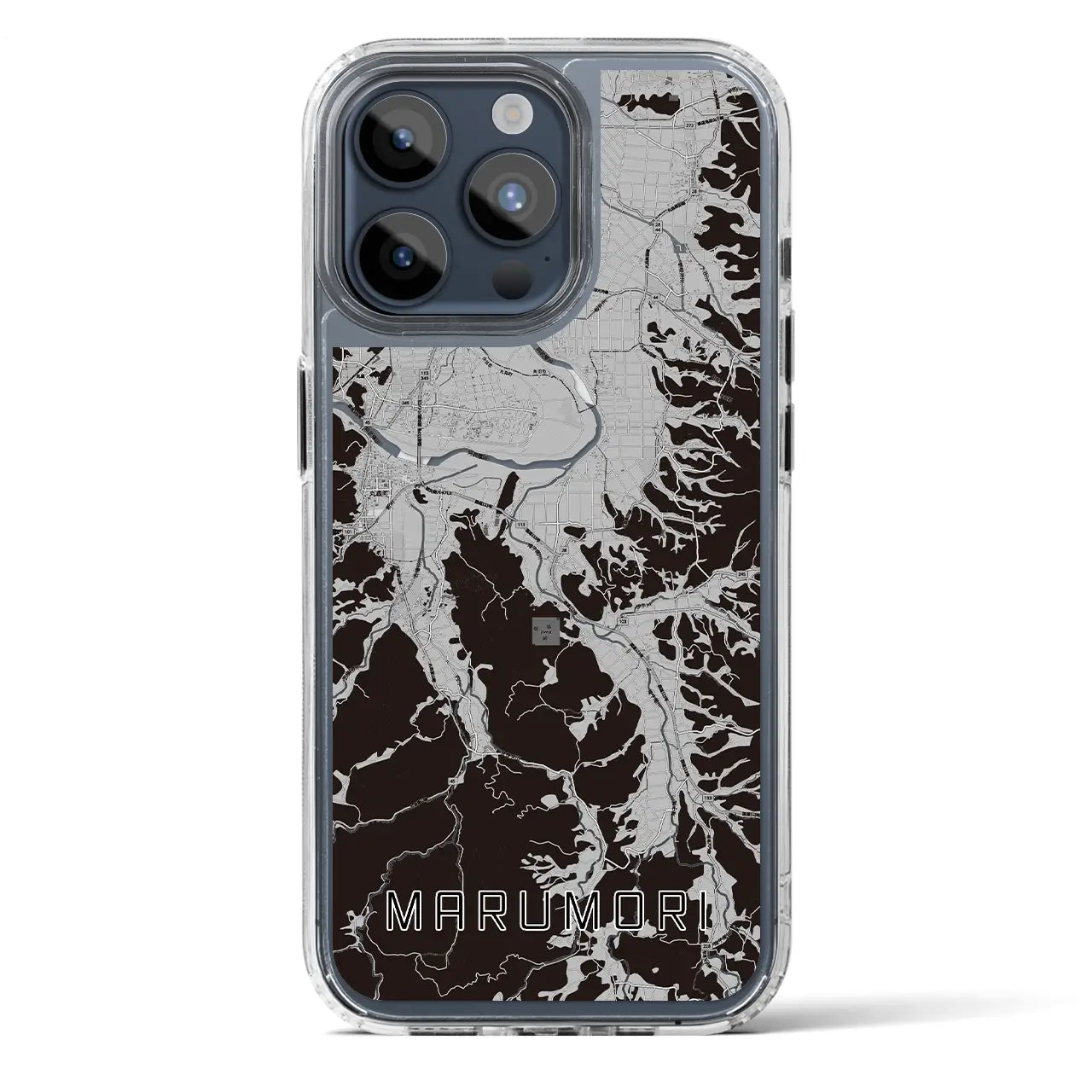 【丸森(宮城県)】地図柄iPhoneケース(MagSafeタイプ)