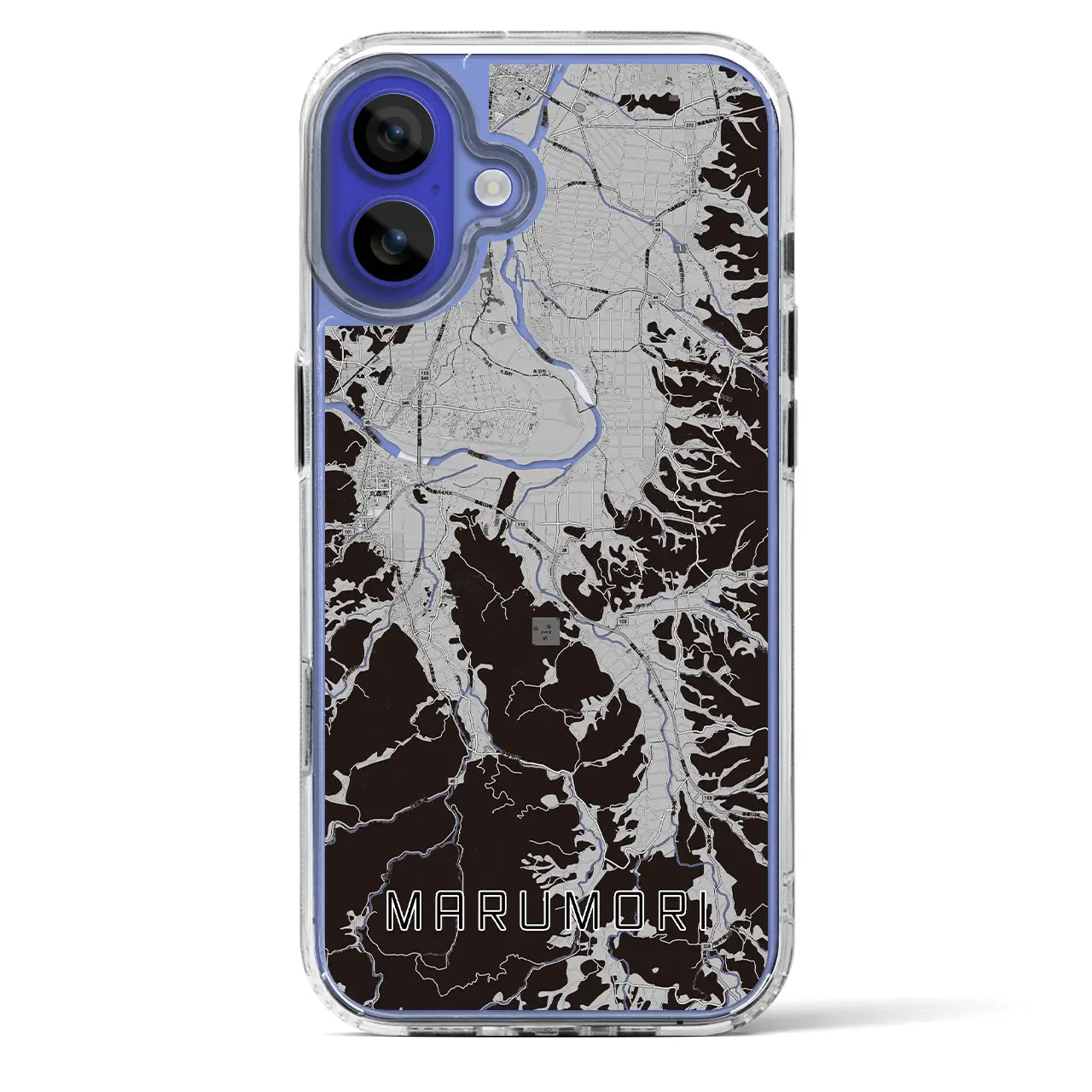 【丸森(宮城県)】地図柄iPhoneケース(MagSafeタイプ)