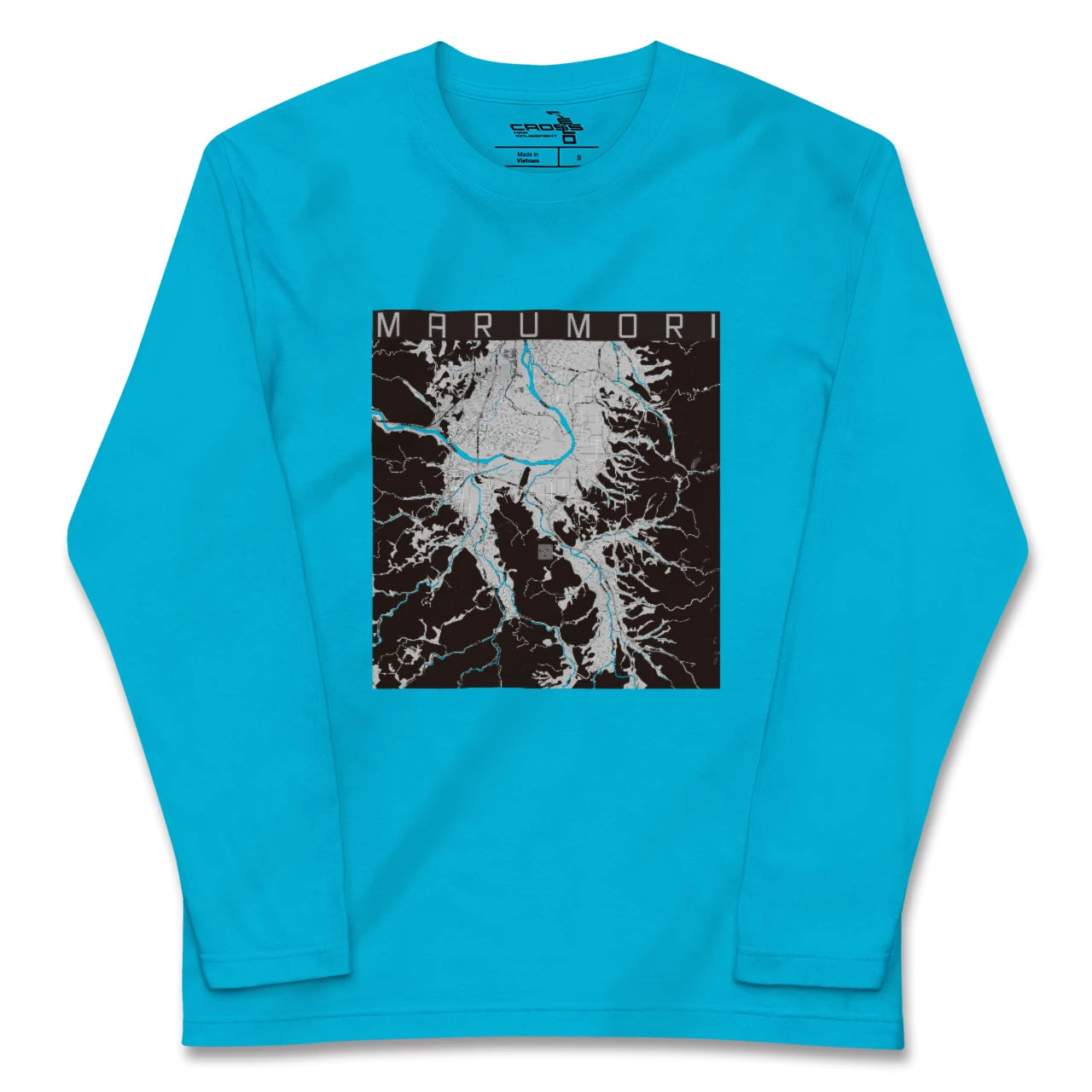 【丸森(宮城県)】地図柄ロングスリーブTシャツ