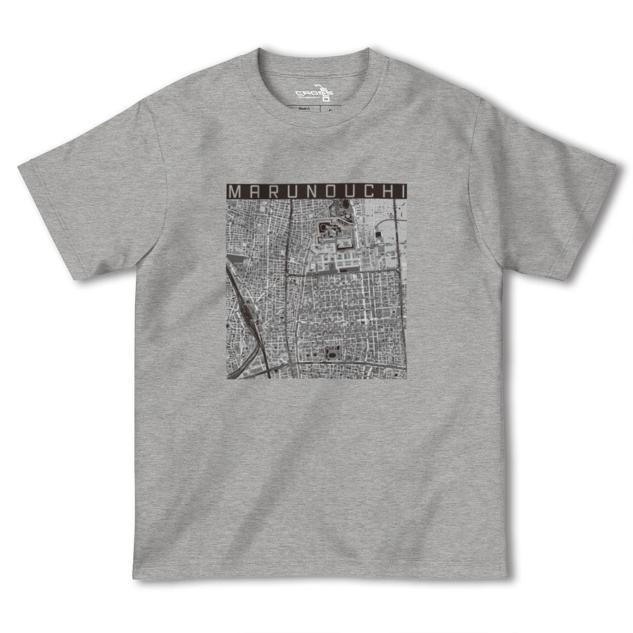 【丸の内(愛知県)】地図柄ヘビーウェイトTシャツ