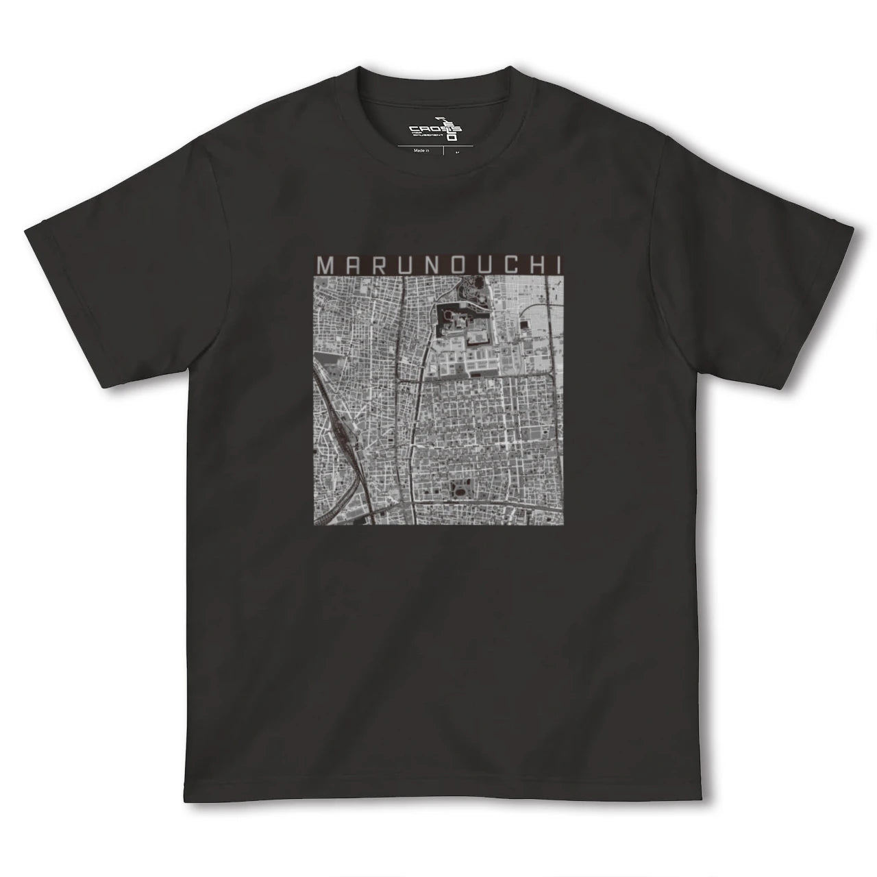 【丸の内(愛知県)】地図柄ヘビーウェイトTシャツ