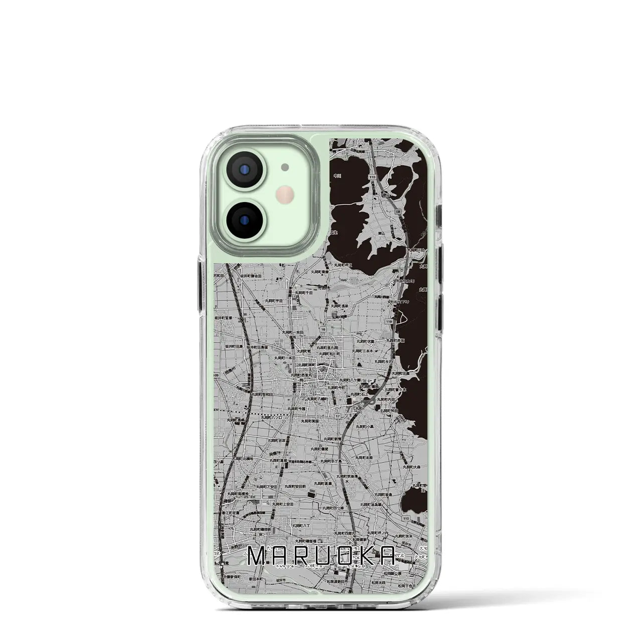 【丸岡(福井県)】地図柄iPhoneケース(MagSafeタイプ)