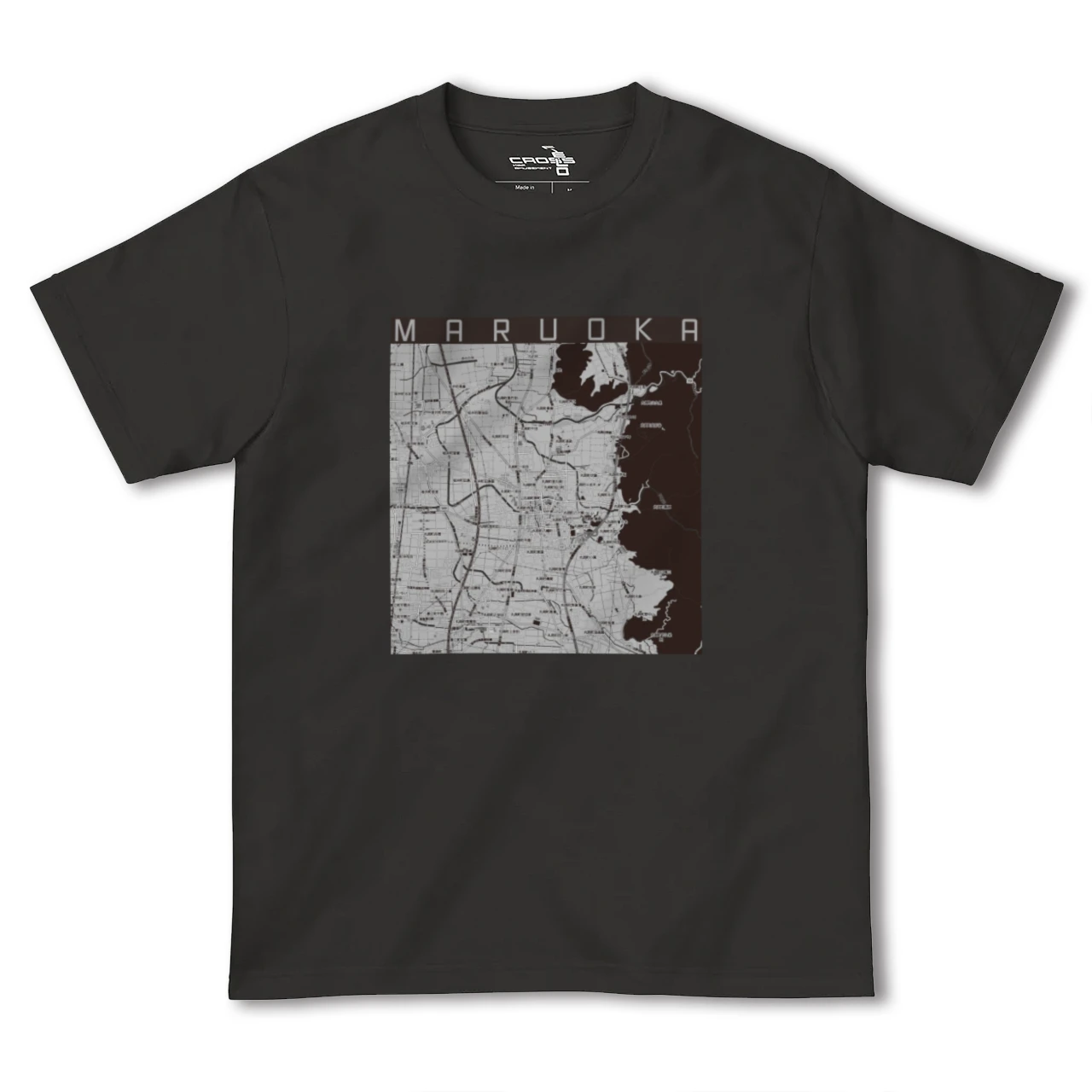 【丸岡(福井県)】地図柄ヘビーウェイトTシャツ