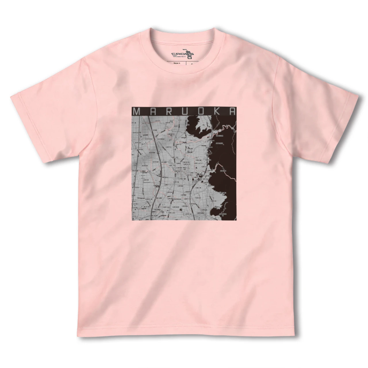 【丸岡(福井県)】地図柄ヘビーウェイトTシャツ