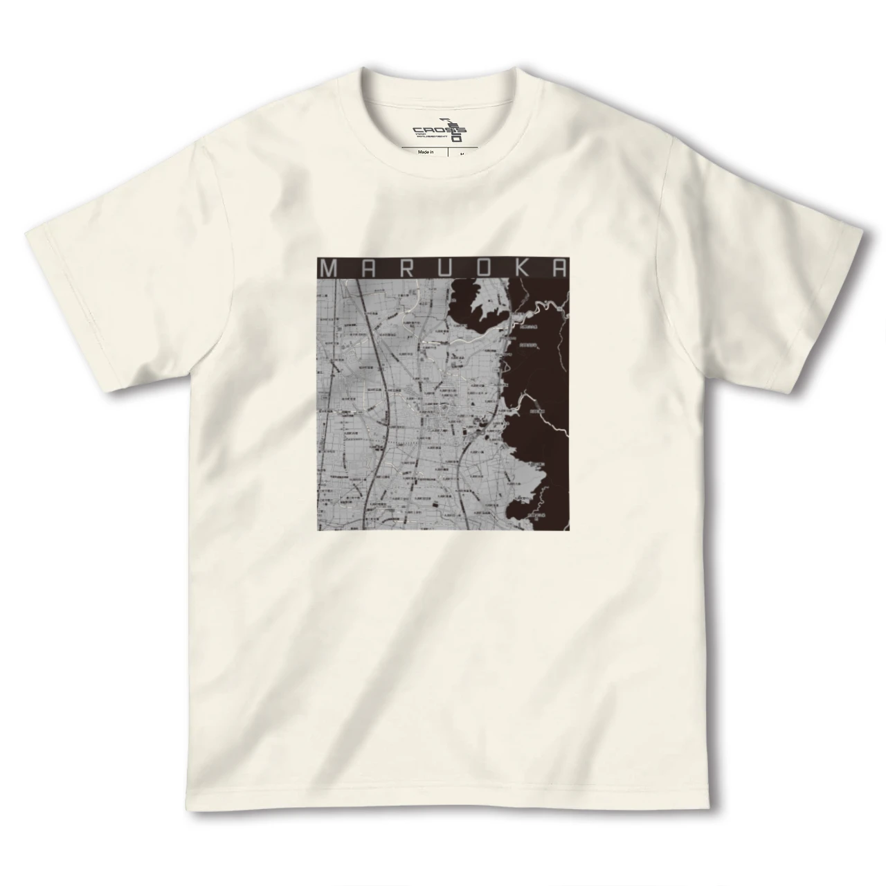 【丸岡(福井県)】地図柄ヘビーウェイトTシャツ