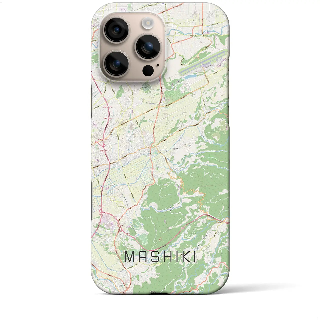 【益城(熊本県)】地図柄iPhoneケース(バックカバータイプ)