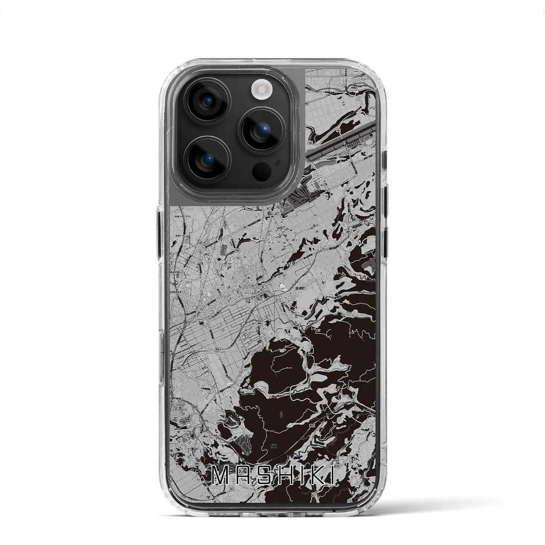 【益城(熊本県)】地図柄iPhoneケース(MagSafeタイプ)