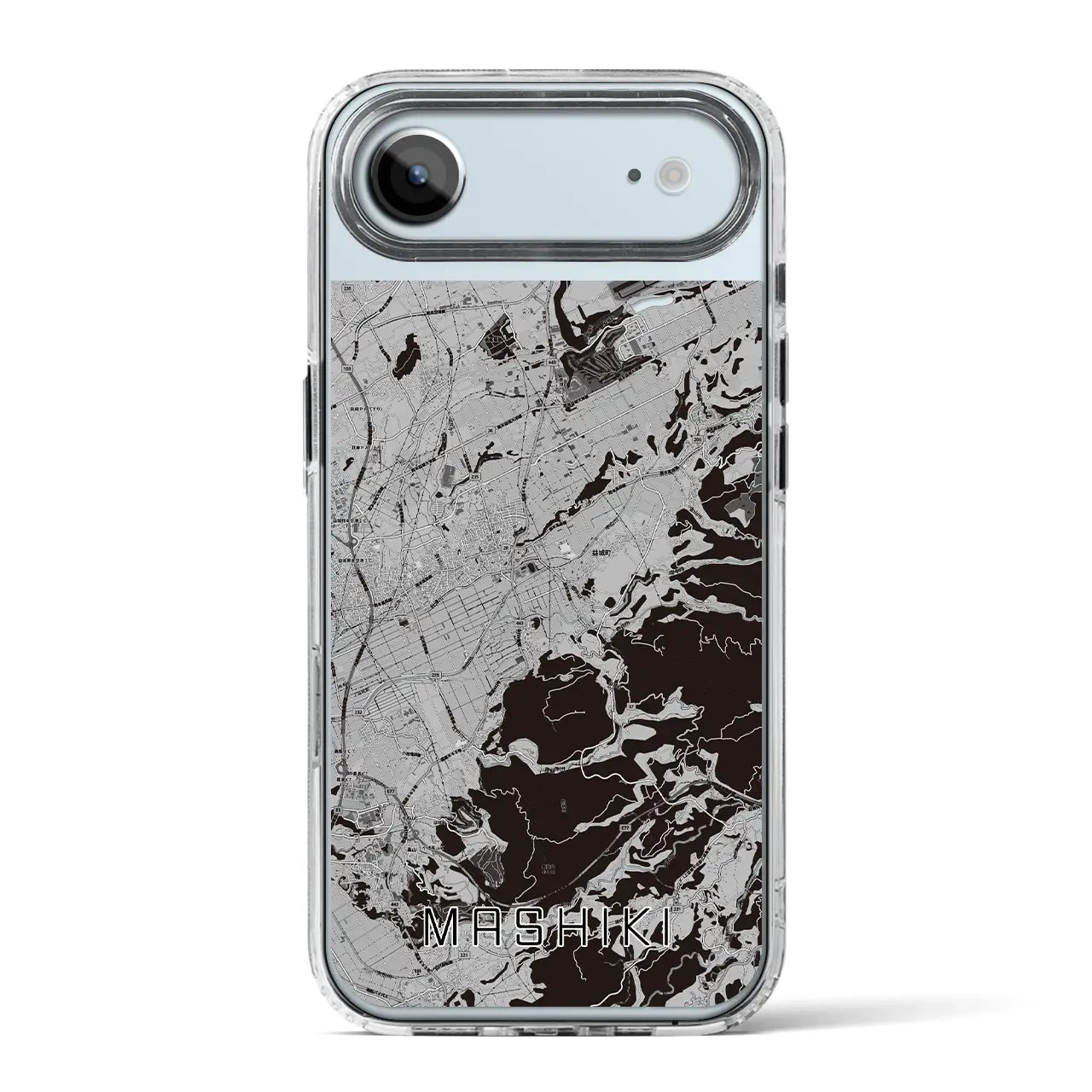 【益城(熊本県)】地図柄iPhoneケース(MagSafeタイプ)