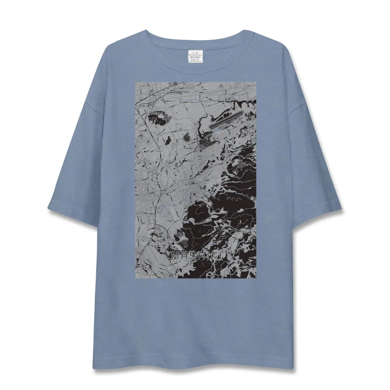 【益城(熊本県)】地図柄ビッグシルエットTシャツ