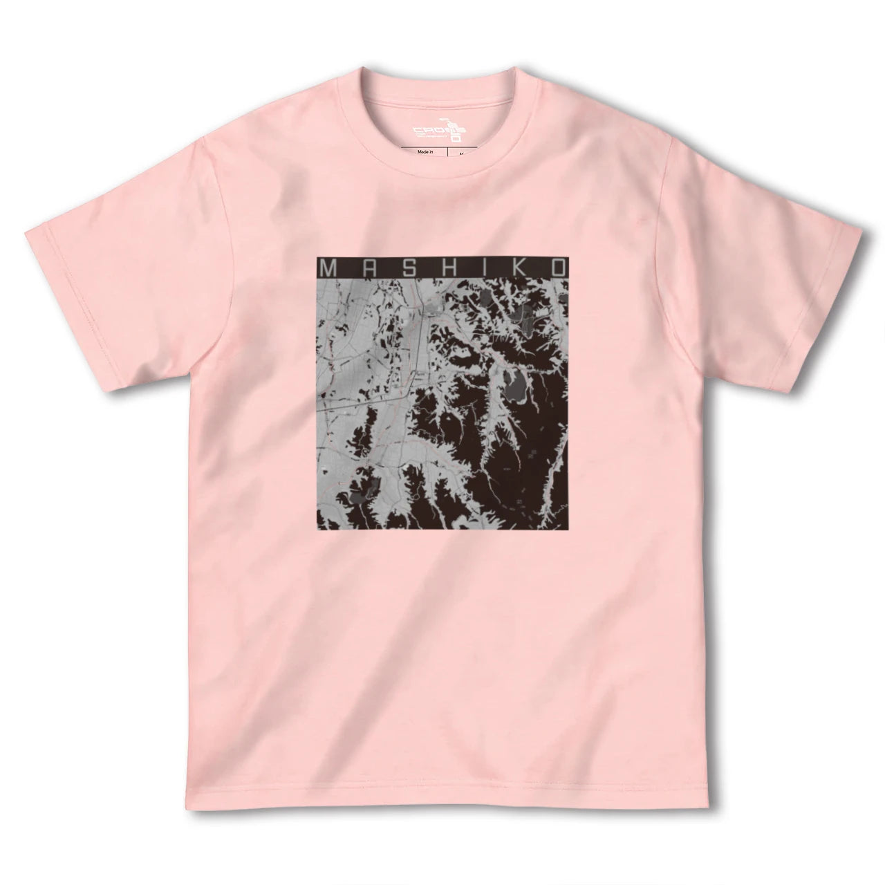 【益子(栃木県)】地図柄ヘビーウェイトTシャツ