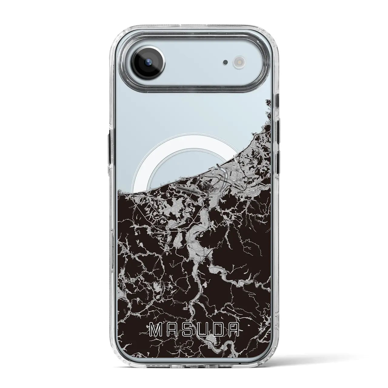 【益田(島根県)】地図柄iPhoneケース(MagSafeタイプ)