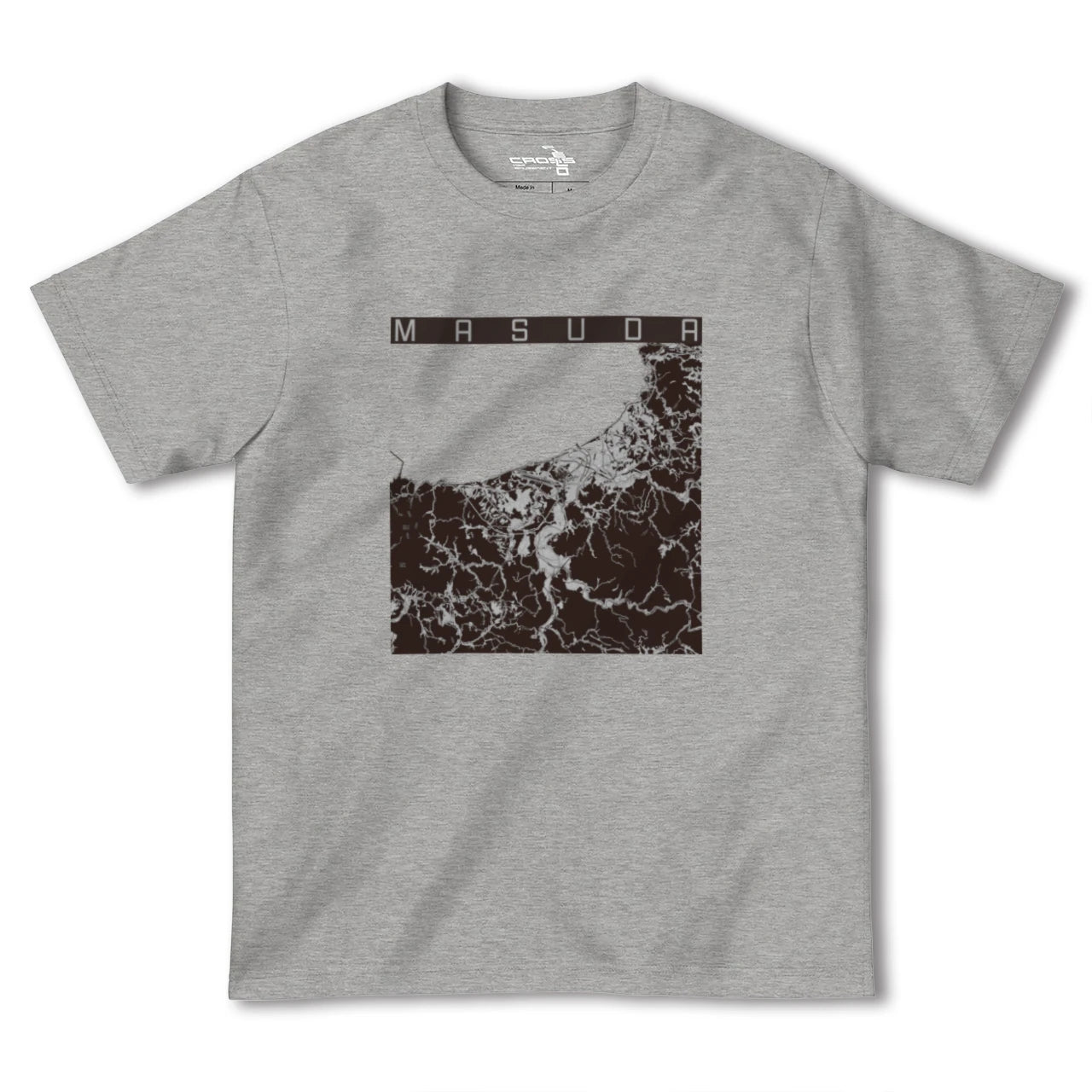 【益田(島根県)】地図柄ヘビーウェイトTシャツ