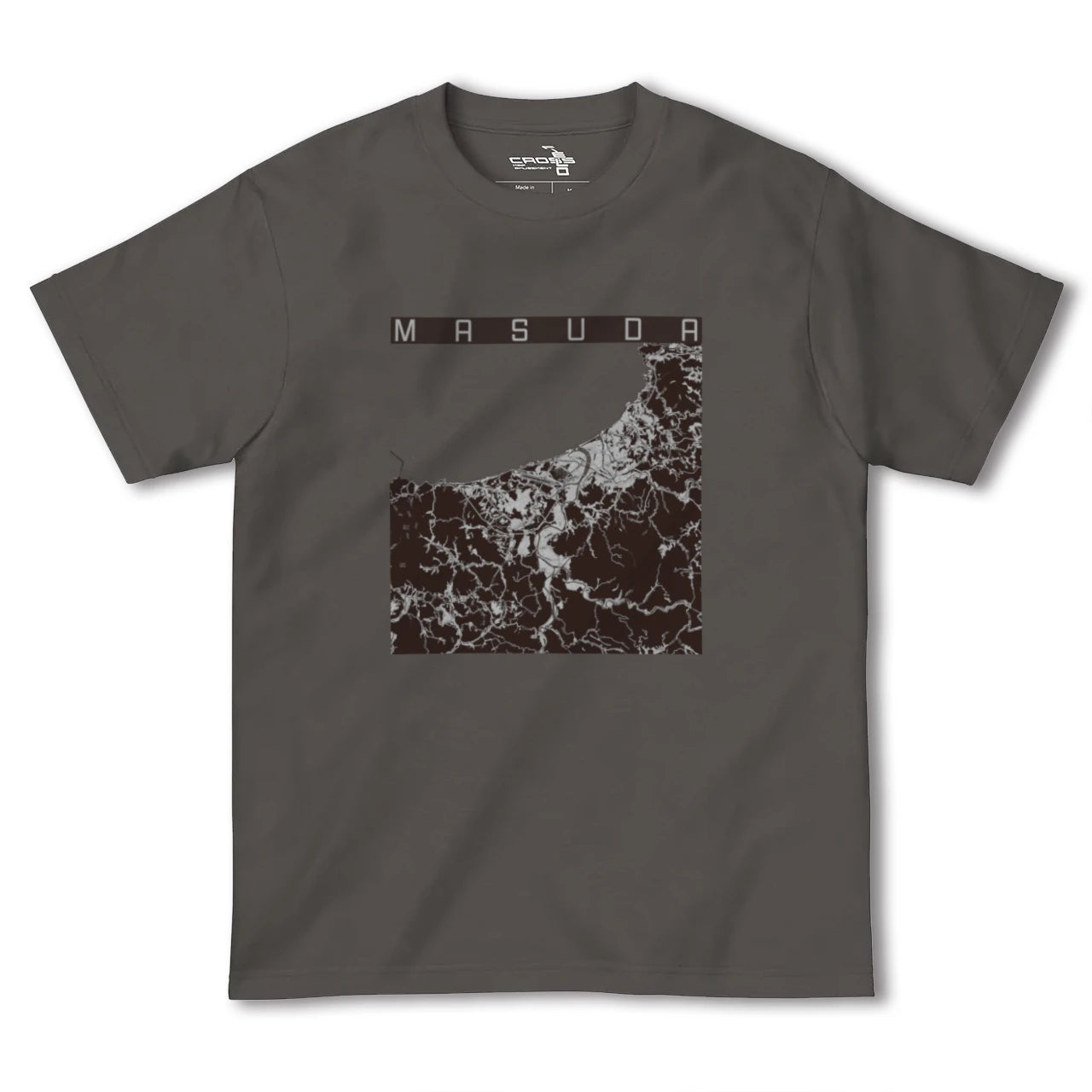 【益田(島根県)】地図柄ヘビーウェイトTシャツ