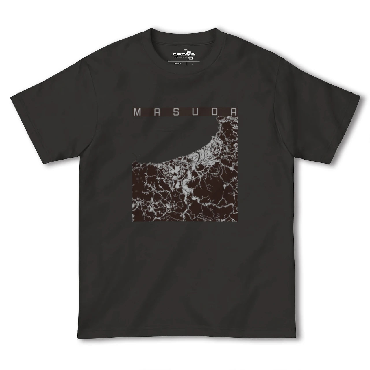 【益田(島根県)】地図柄ヘビーウェイトTシャツ