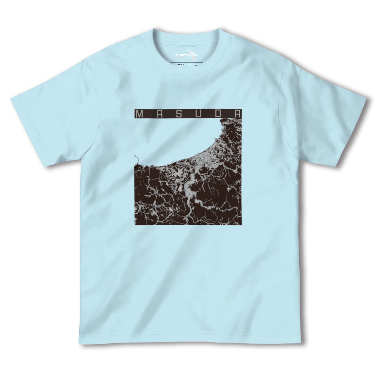 【益田(島根県)】地図柄ヘビーウェイトTシャツ
