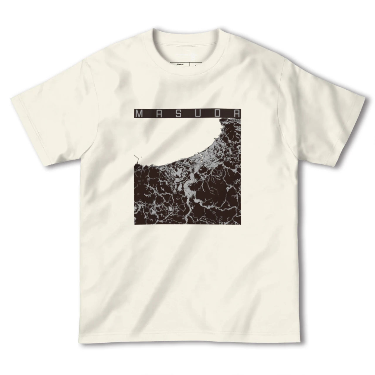 【益田(島根県)】地図柄ヘビーウェイトTシャツ