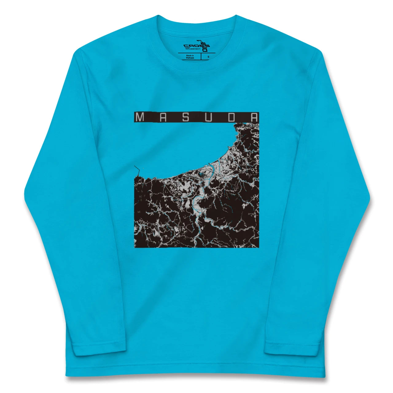 【益田(島根県)】地図柄ロングスリーブTシャツ