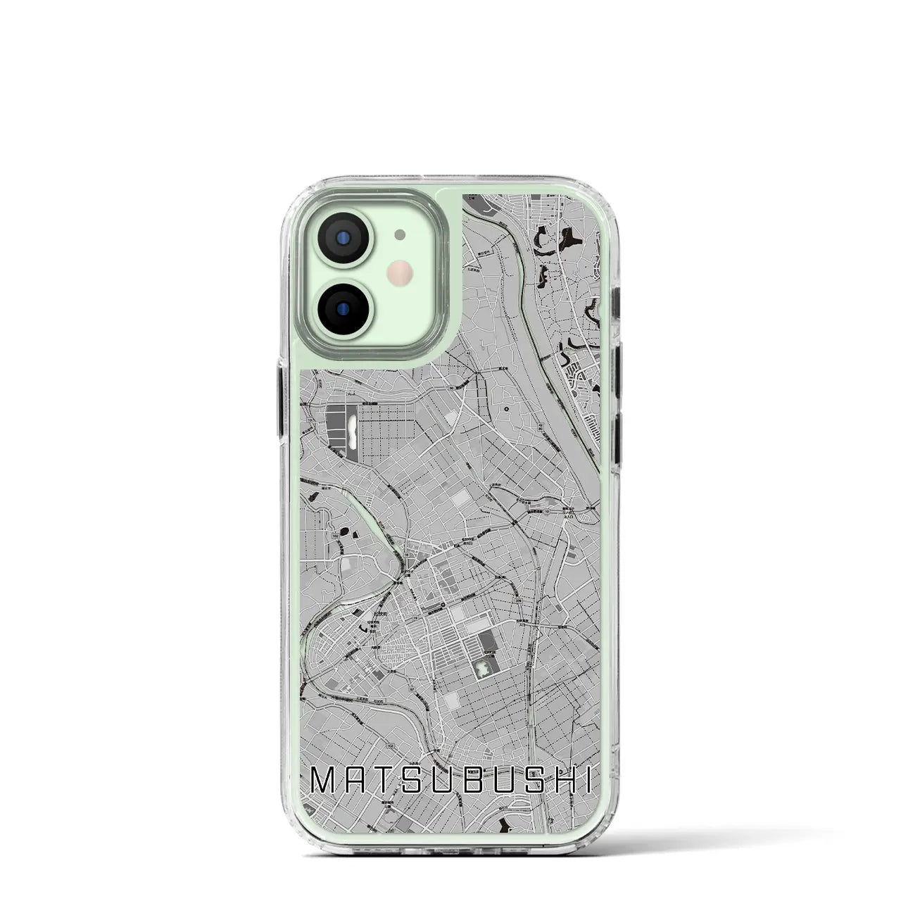 【松伏(埼玉県)】地図柄iPhoneケース(MagSafeタイプ)