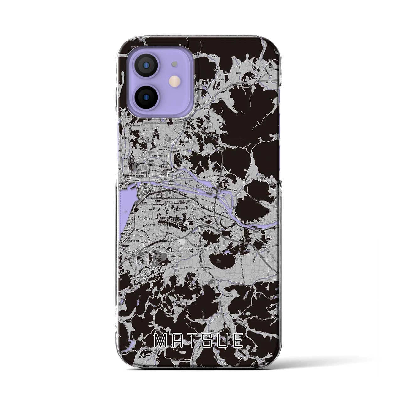 【松江(島根県)】地図柄iPhoneケース(クリアタイプ)