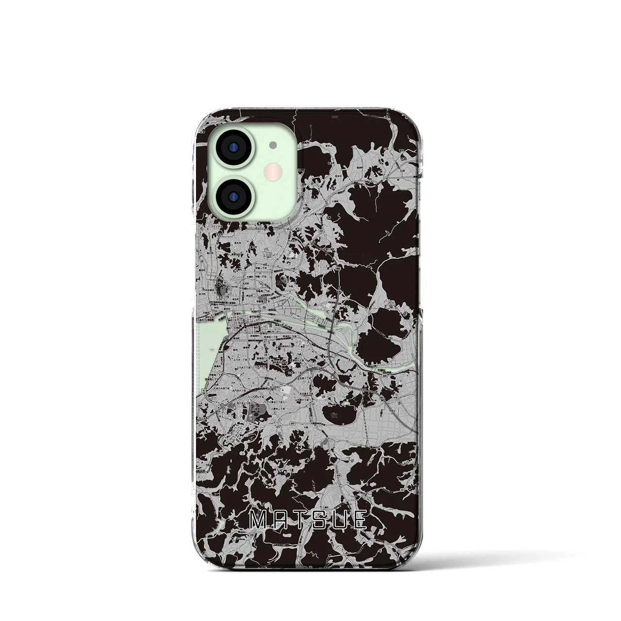 【松江(島根県)】地図柄iPhoneケース(クリアタイプ)