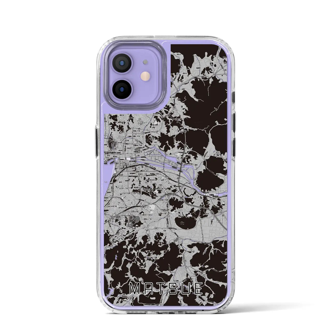 【松江(島根県)】地図柄iPhoneケース(MagSafeタイプ)