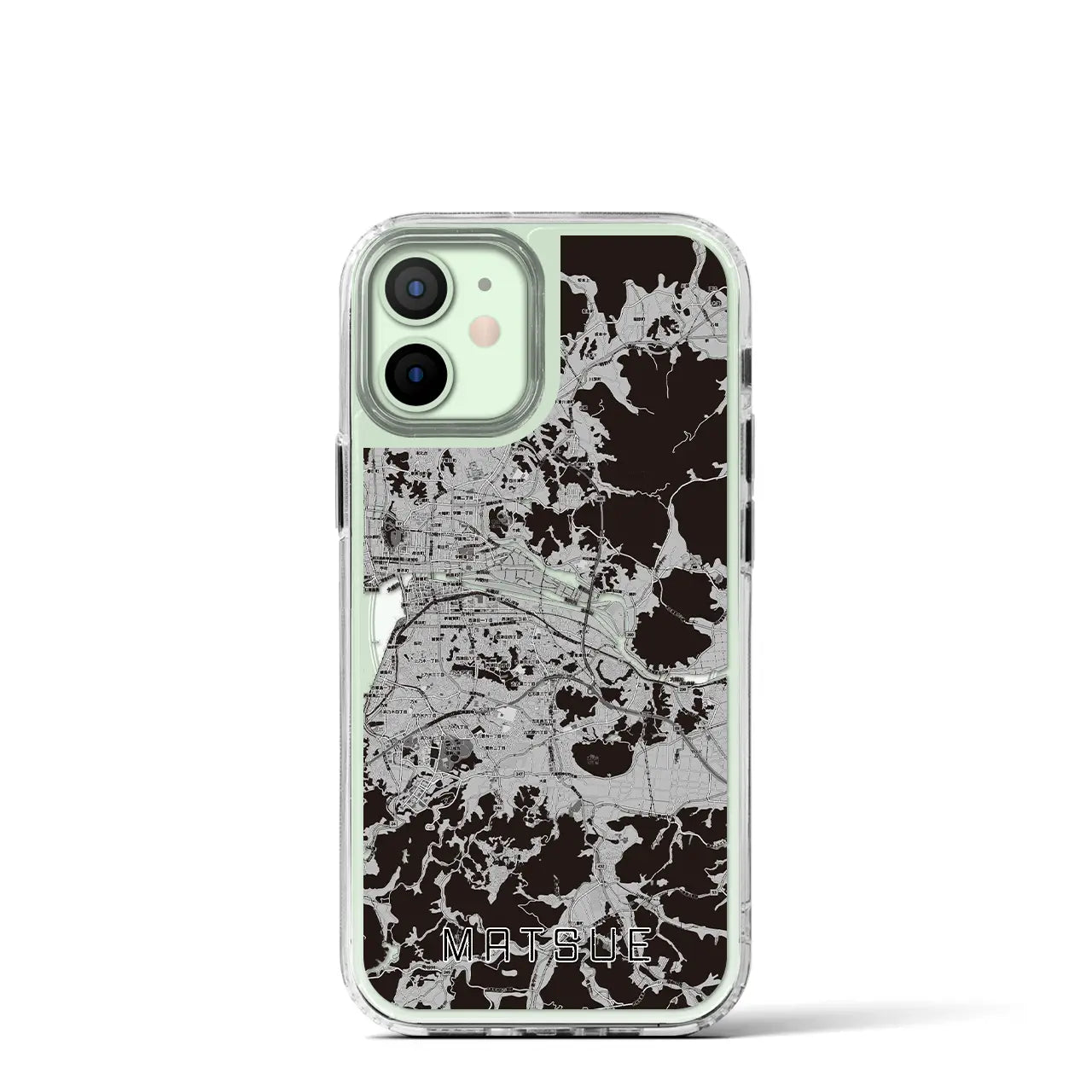 【松江(島根県)】地図柄iPhoneケース(MagSafeタイプ)