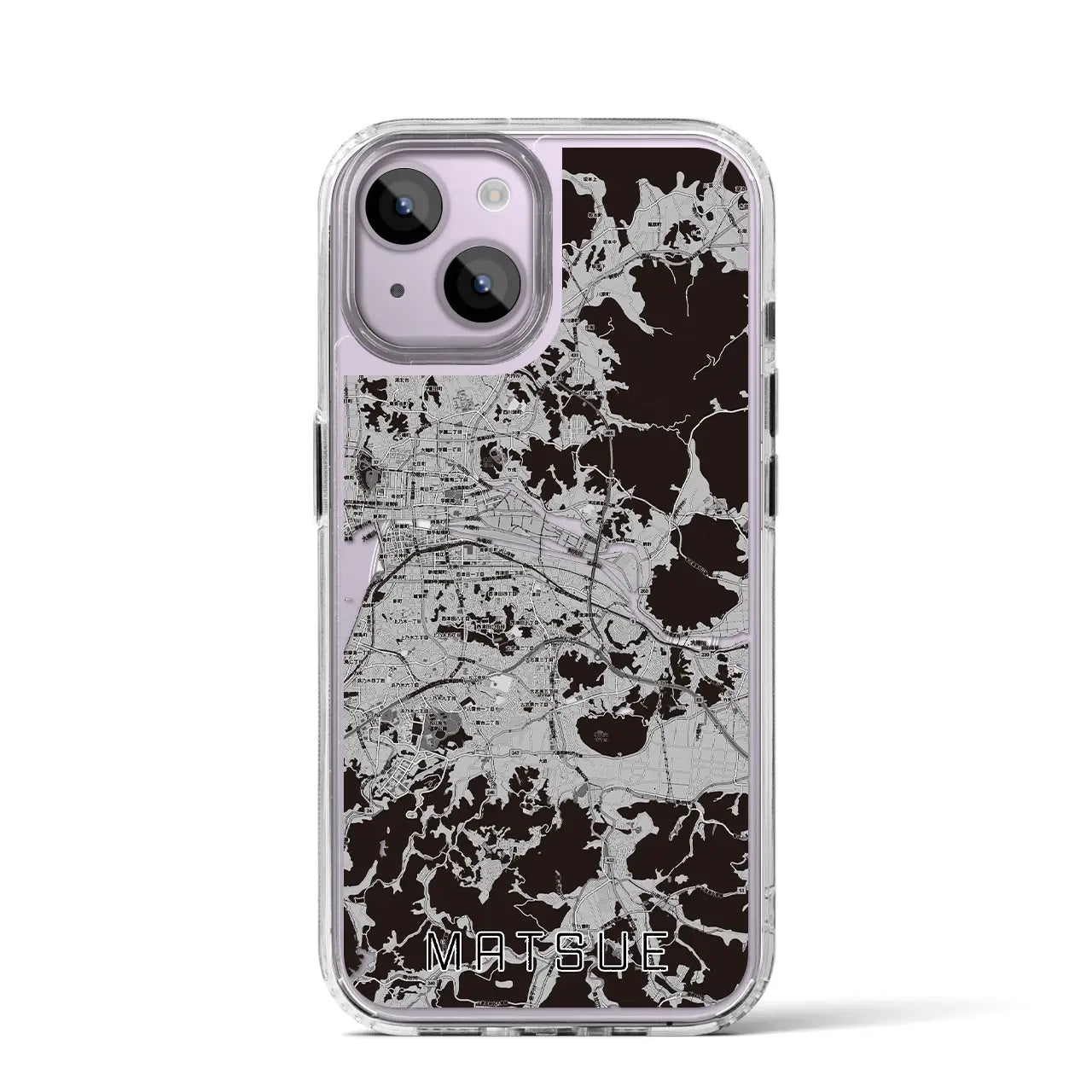 【松江(島根県)】地図柄iPhoneケース(MagSafeタイプ)