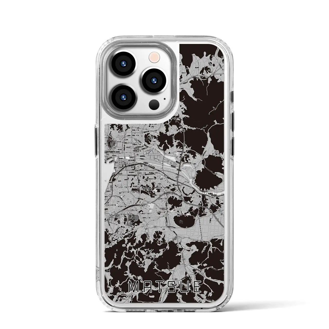 【松江(島根県)】地図柄iPhoneケース(MagSafeタイプ)