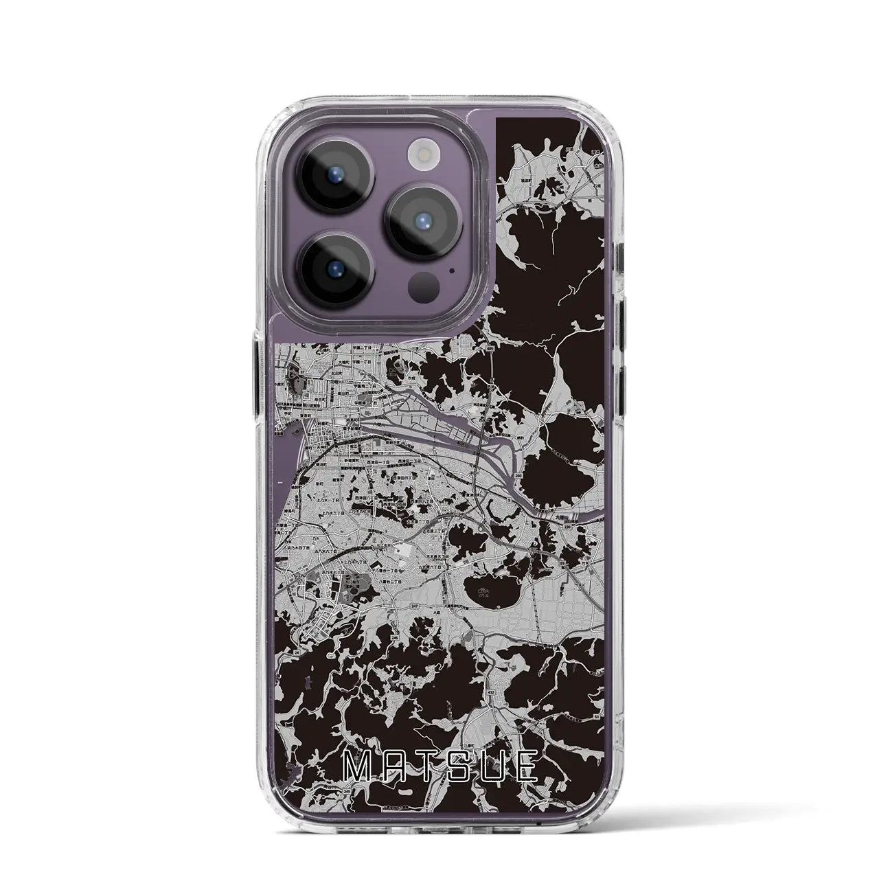 【松江(島根県)】地図柄iPhoneケース(MagSafeタイプ)