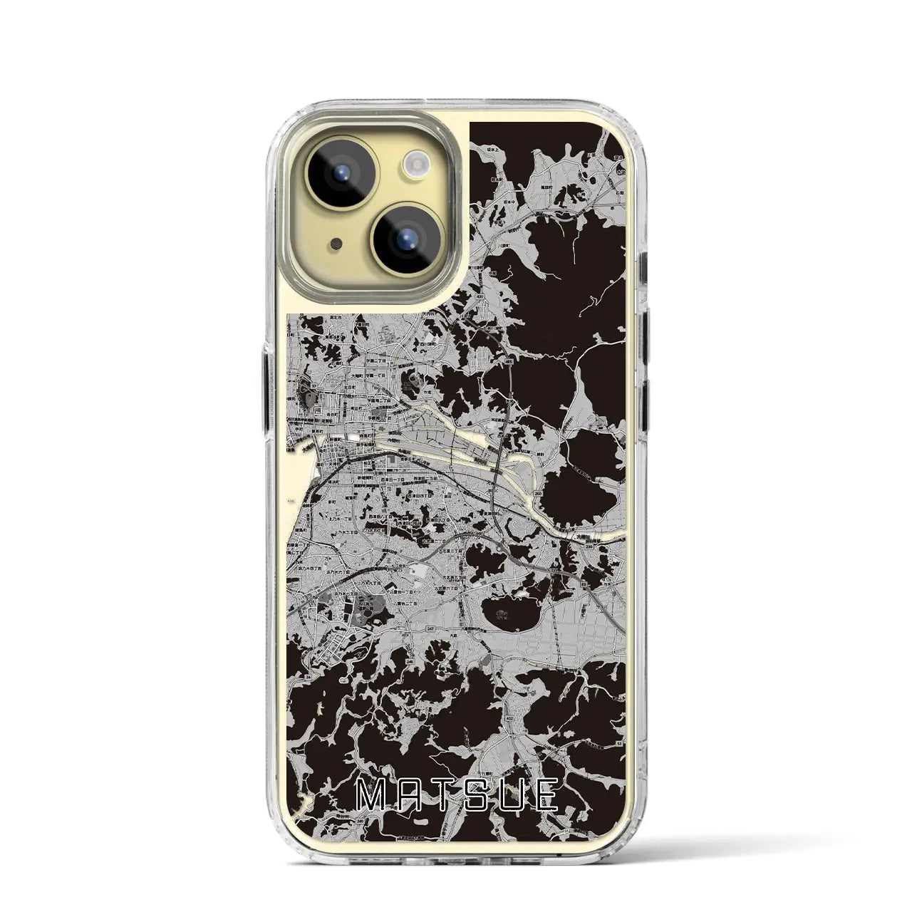 【松江(島根県)】地図柄iPhoneケース(MagSafeタイプ)