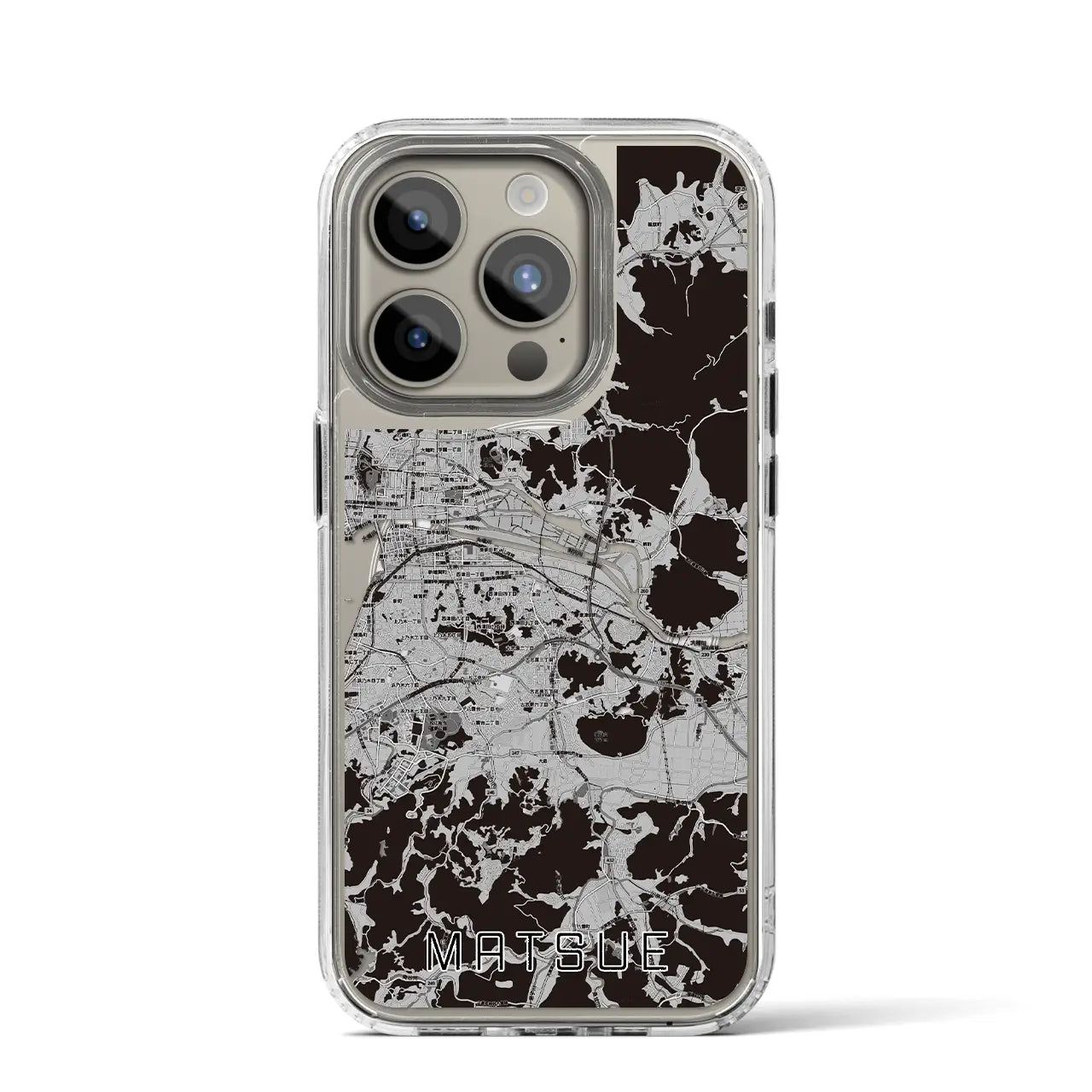 【松江(島根県)】地図柄iPhoneケース(MagSafeタイプ)