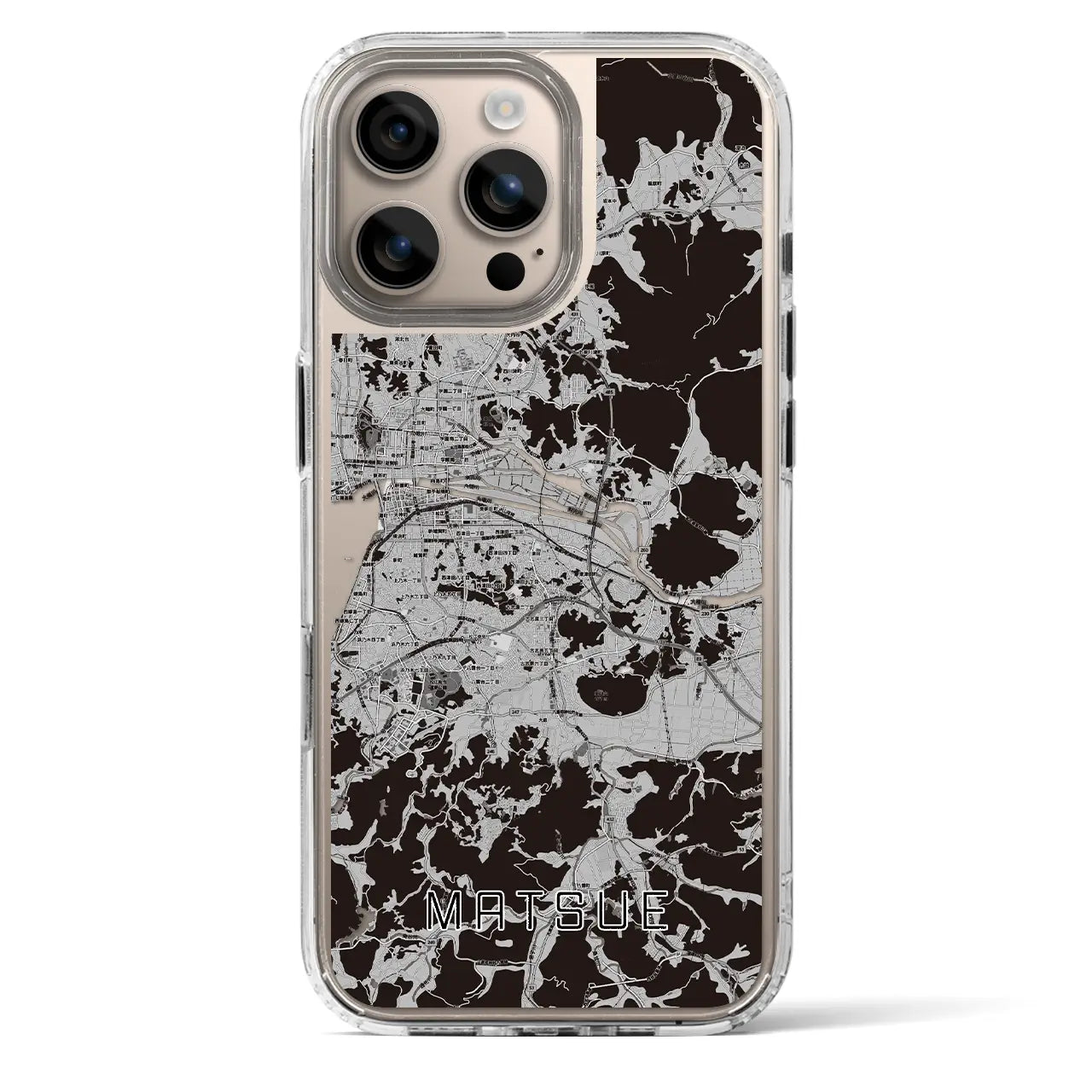 【松江(島根県)】地図柄iPhoneケース(MagSafeタイプ)