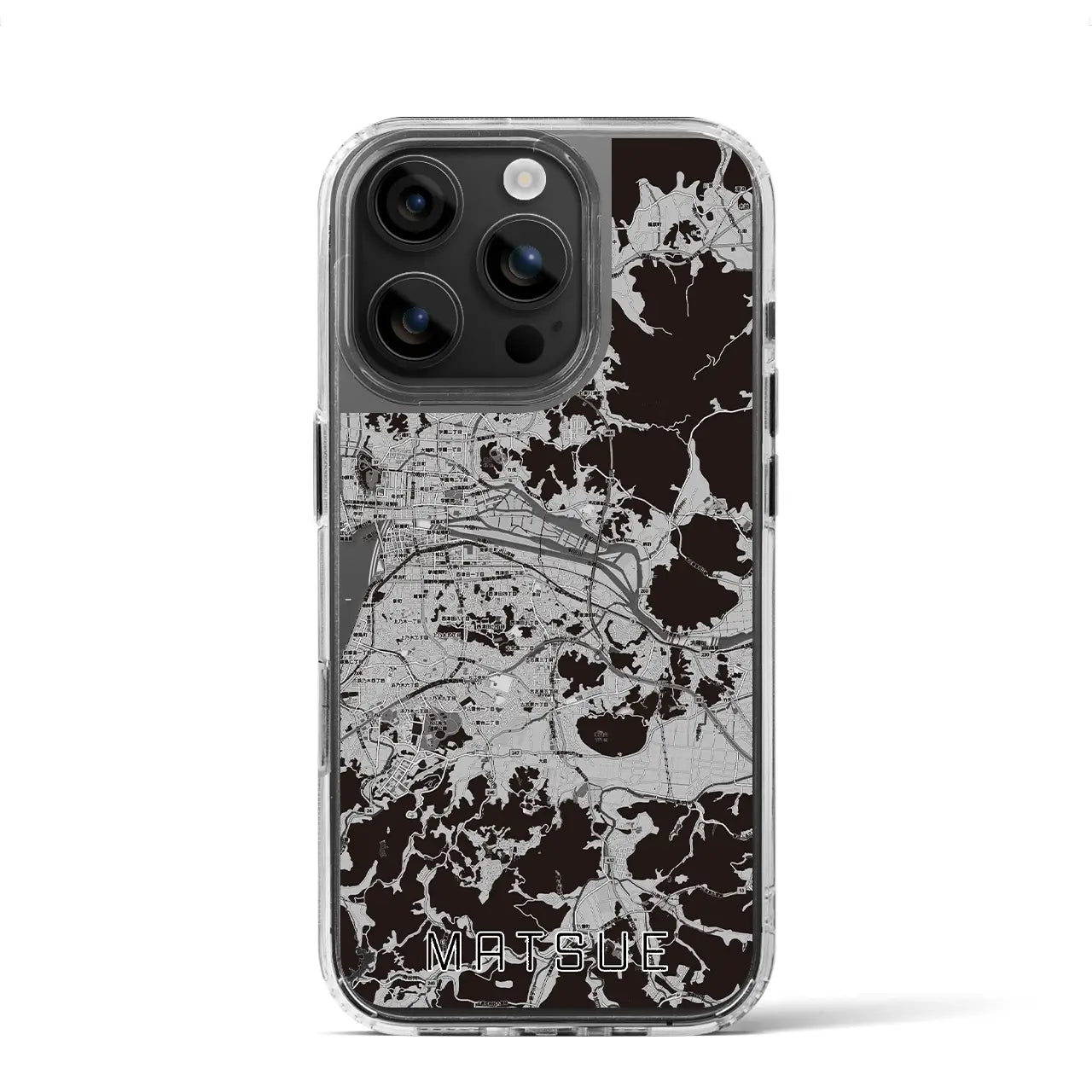 【松江(島根県)】地図柄iPhoneケース(MagSafeタイプ)