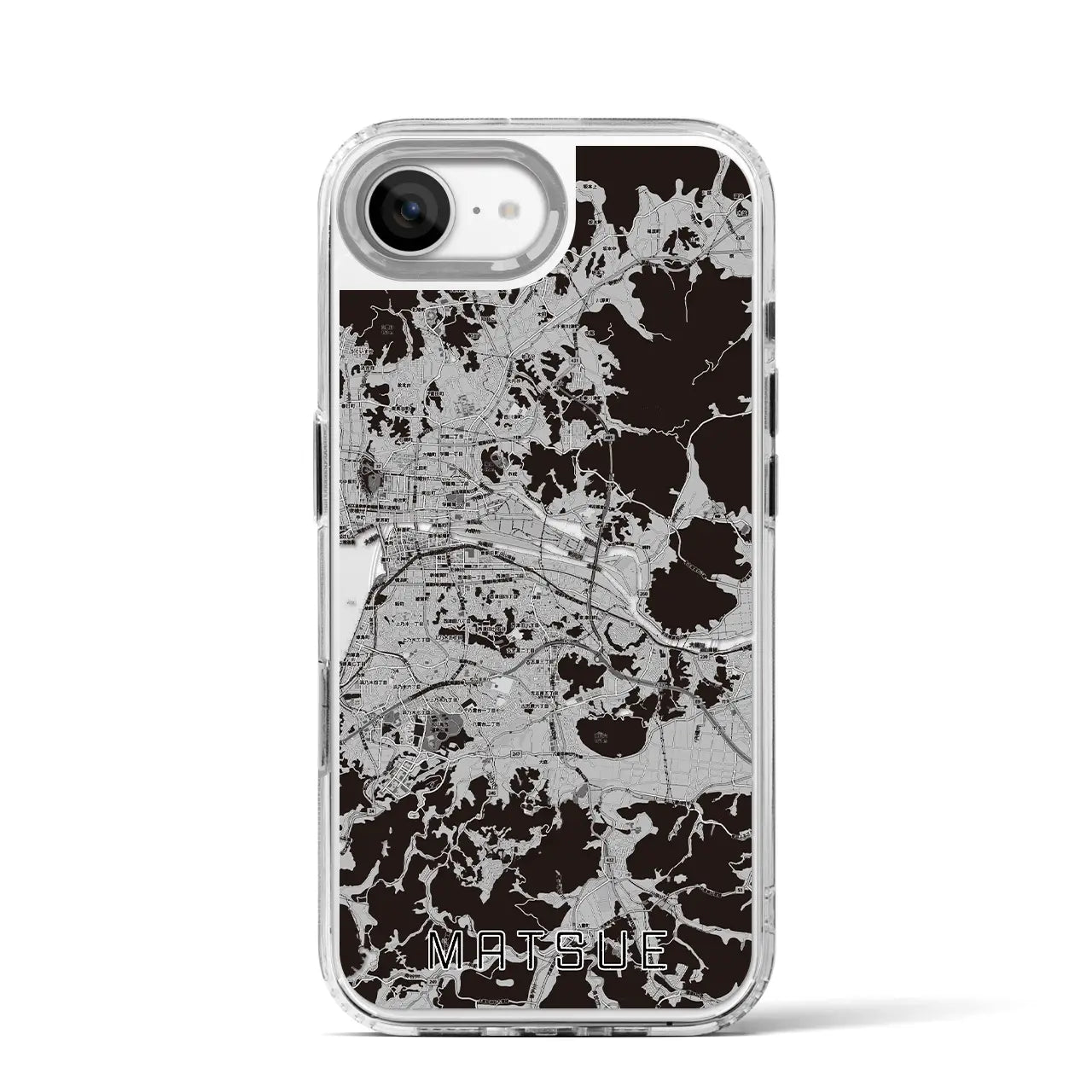 【松江(島根県)】地図柄iPhoneケース(MagSafeタイプ)