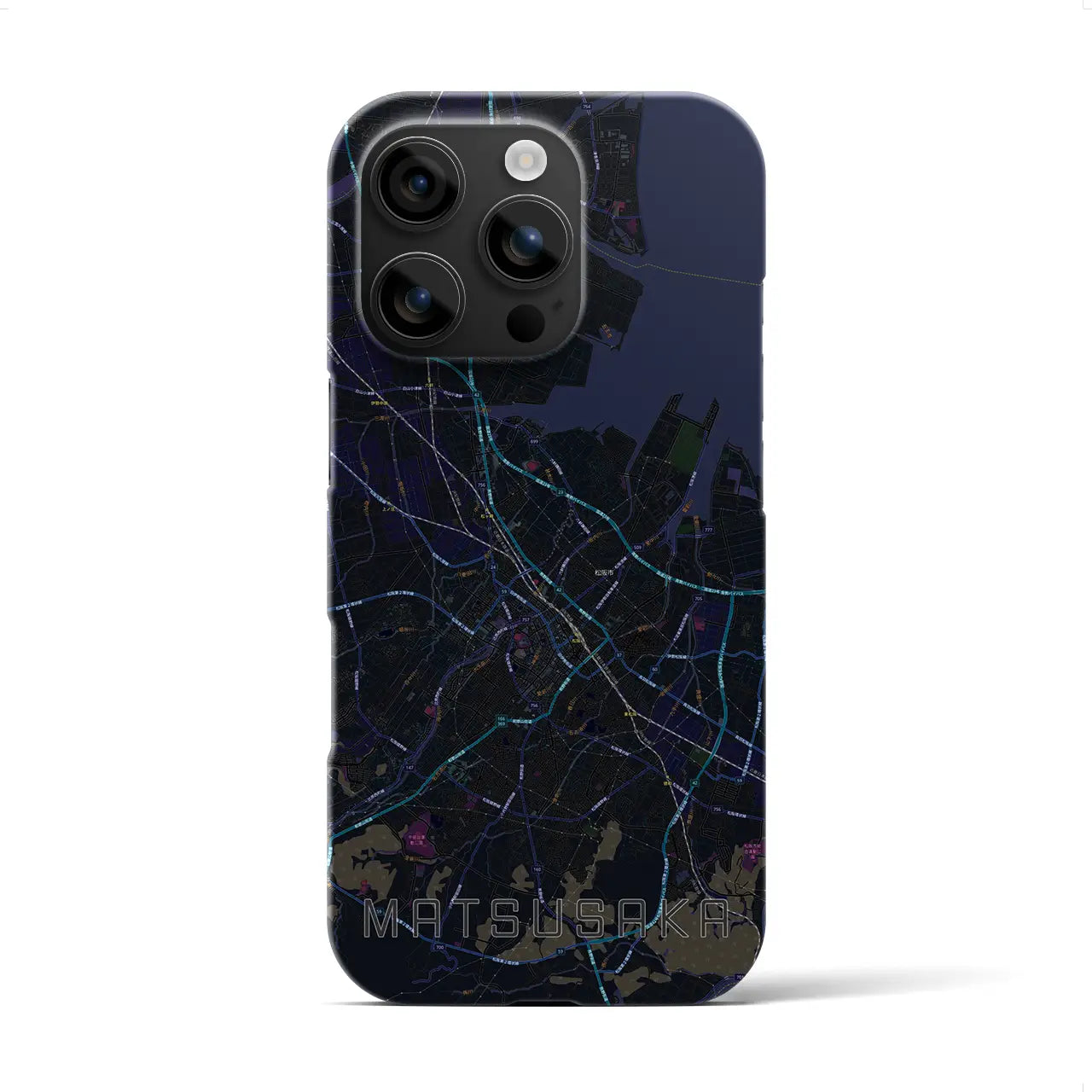 【松阪(三重県)】地図柄iPhoneケース(バックカバータイプ)