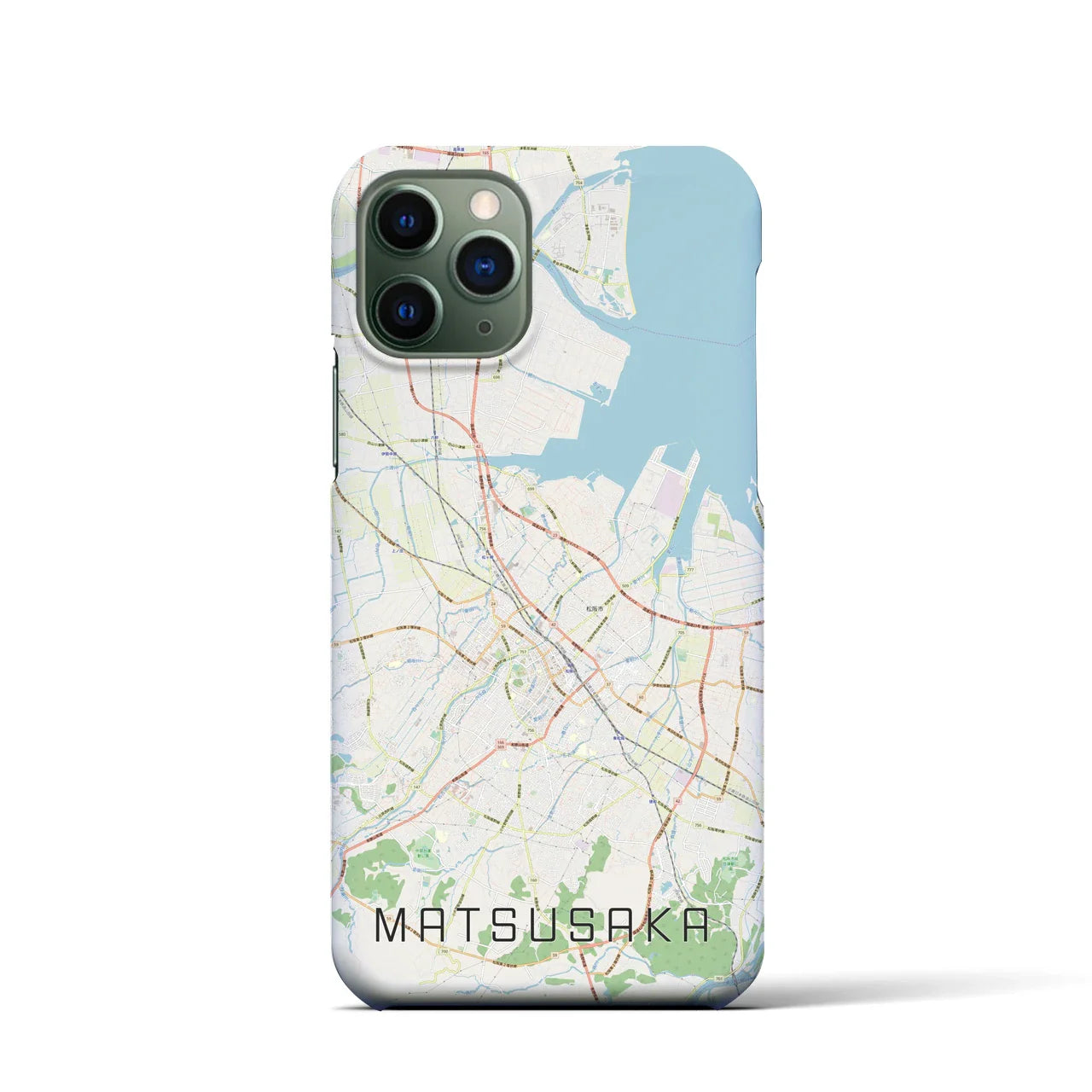 【松阪(三重県)】地図柄iPhoneケース(バックカバータイプ)