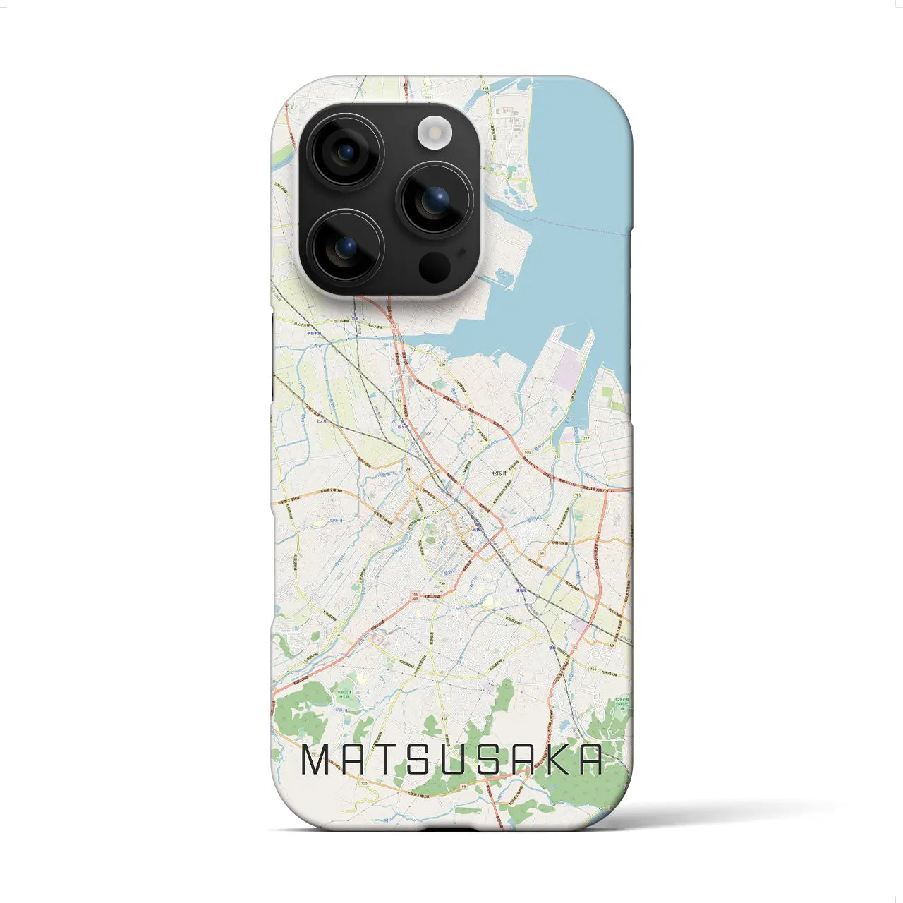 【松阪(三重県)】地図柄iPhoneケース(バックカバータイプ)