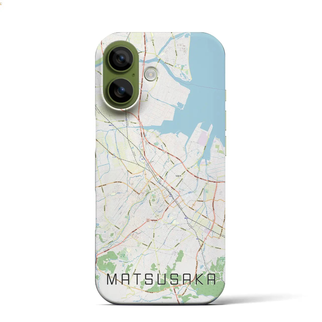 【松阪(三重県)】地図柄iPhoneケース(バックカバータイプ)