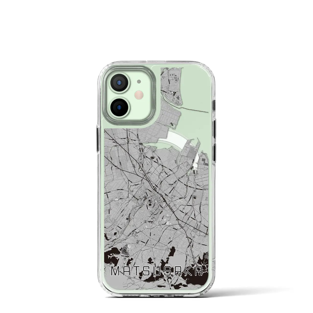 【松阪(三重県)】地図柄iPhoneケース(MagSafeタイプ)