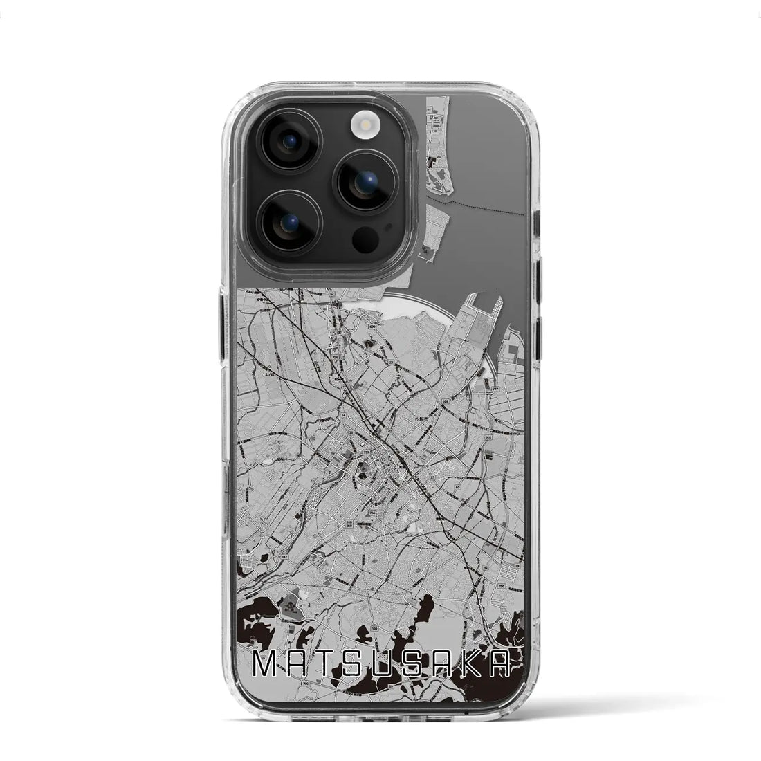 【松阪(三重県)】地図柄iPhoneケース(MagSafeタイプ)