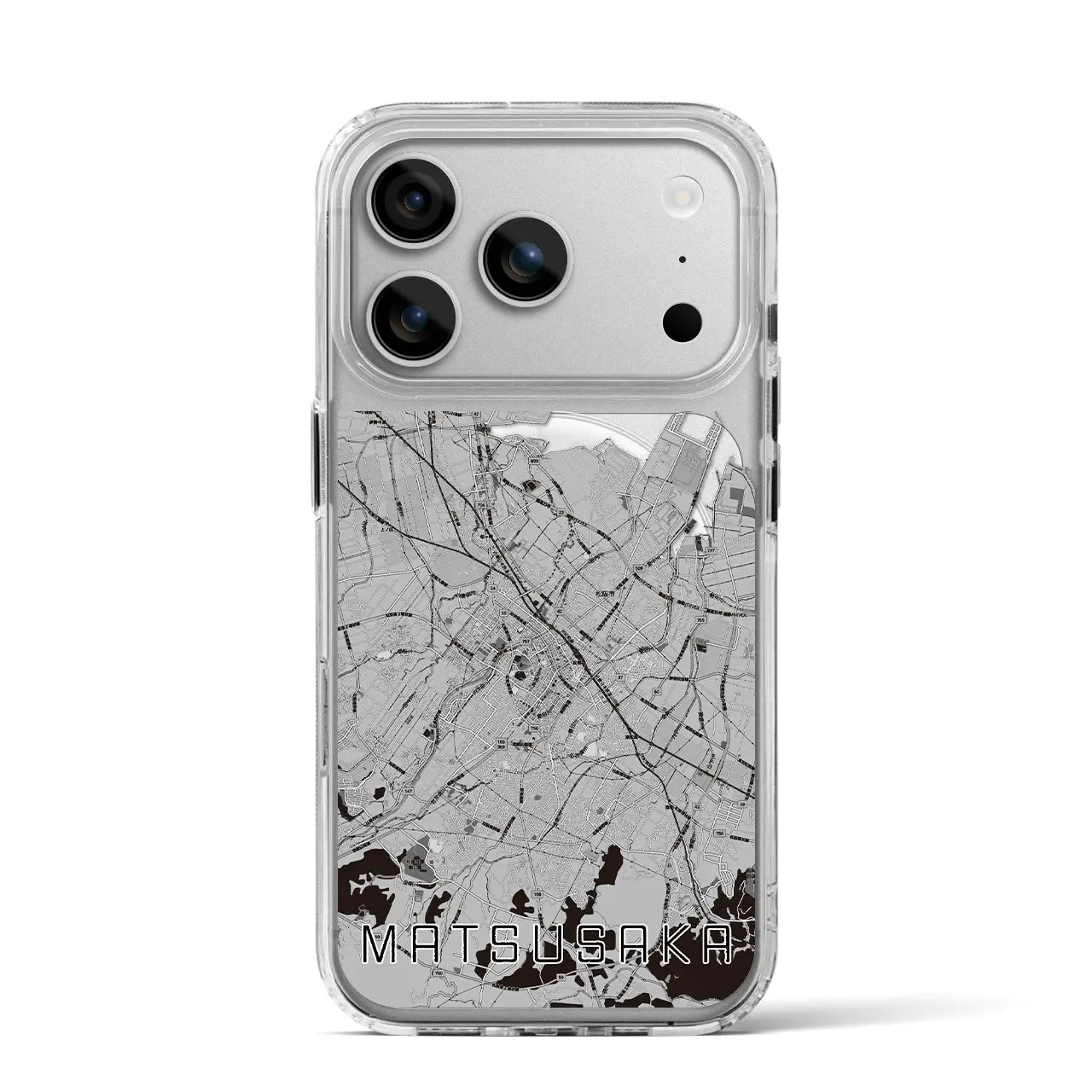 【松阪(三重県)】地図柄iPhoneケース(MagSafeタイプ)