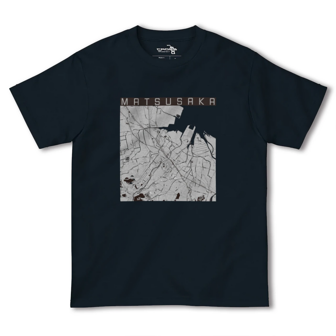 【松阪(三重県)】地図柄ヘビーウェイトTシャツ