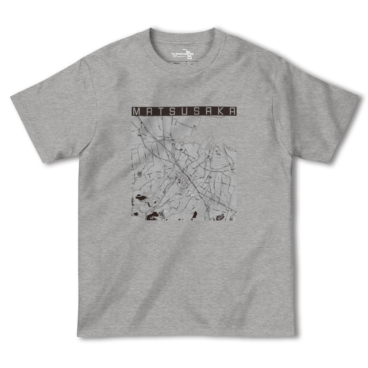 【松阪(三重県)】地図柄ヘビーウェイトTシャツ