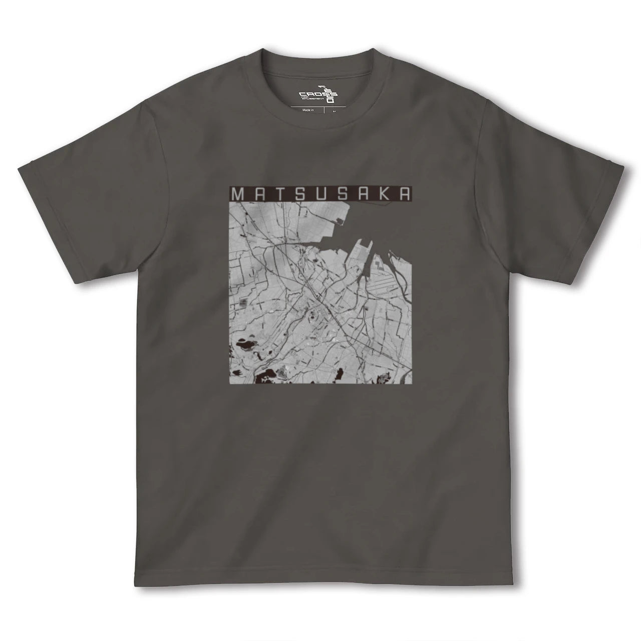 【松阪(三重県)】地図柄ヘビーウェイトTシャツ