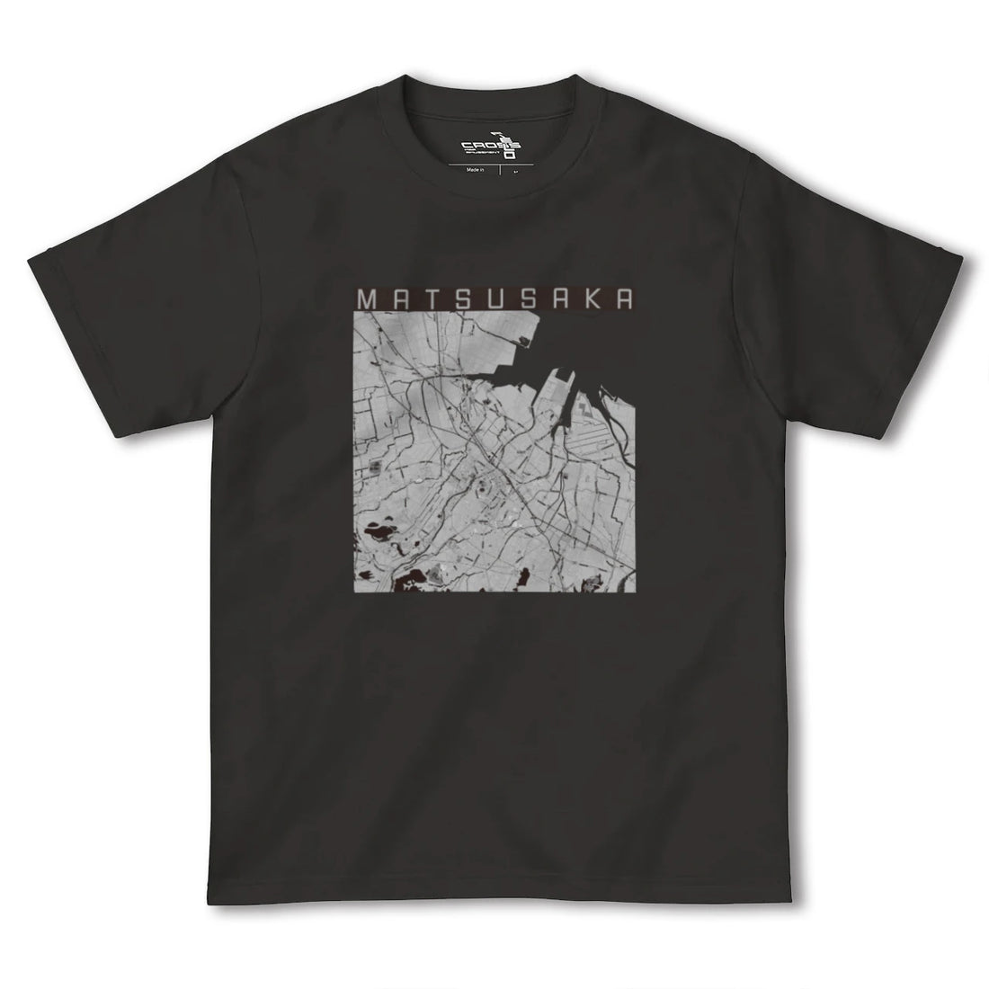 【松阪(三重県)】地図柄ヘビーウェイトTシャツ