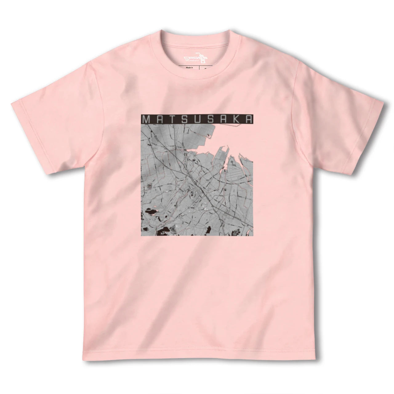 【松阪(三重県)】地図柄ヘビーウェイトTシャツ