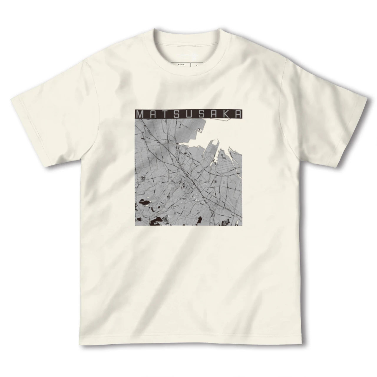 【松阪(三重県)】地図柄ヘビーウェイトTシャツ